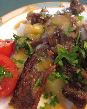 Запеченные ребрышки ягненка