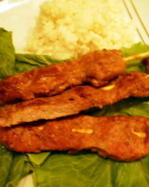 Жареная говядина с мисо-глазурью