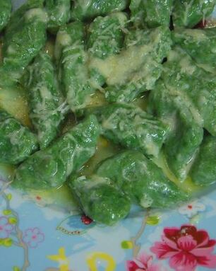 Ньокки со шпинатом