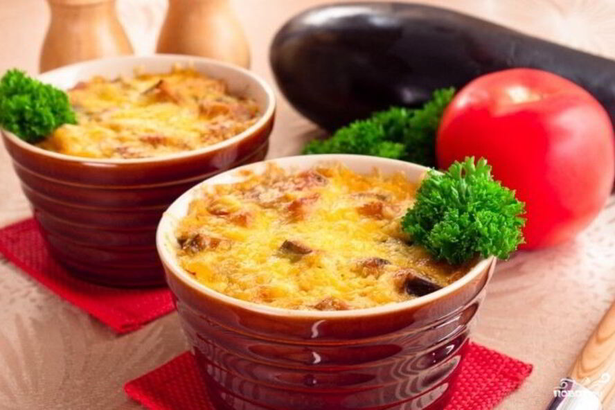 Рецепт баклажаны под соусом бешамель