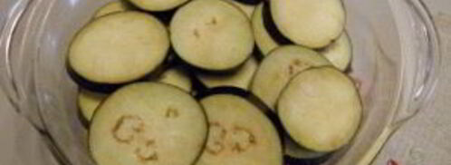 баклажаны с фаршем и картошкой. Шаг 5