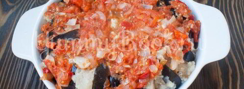 баклажаны с фаршем по-турецки. Шаг 6