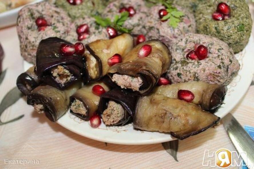 Рецепт баклажаны с орехом