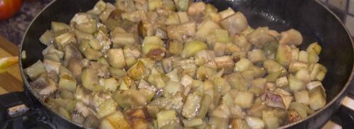 баклажаны с перцем и помидорами быстро и просто. Шаг 4