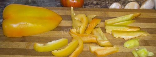 баклажаны с перцем и помидорами быстро и просто. Шаг 5