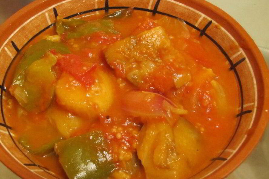 Рецепт баклажаны с помидорами