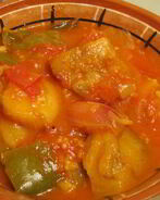 Баклажаны с помидорами