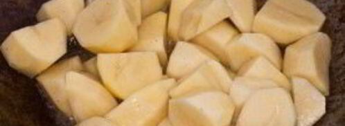 баклажаны в казане с мясом. Шаг 2