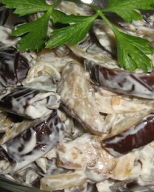 Баклажаны в сметане