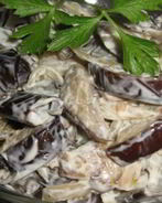 Баклажаны в сметане