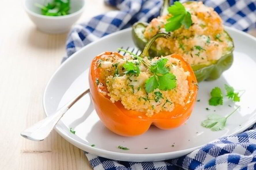 Рецепт фаршированный перец с кускусом
