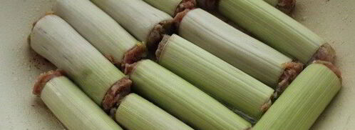 фаршированный порей в сливочном соусе, запеченный под сыром джюгас. Шаг 6