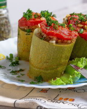 Фаршированные кабачки по-турецки