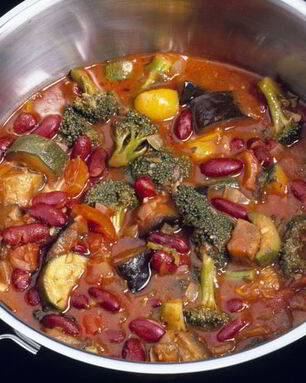 Кабачки с фасолью