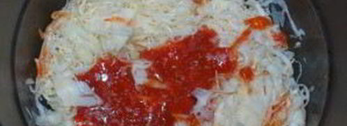 капуста с сосиской в мультиварке. Шаг 5