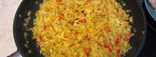 карри бириани — запеченный карри с рисом и вкуснейшей корочкой. Шаг 8