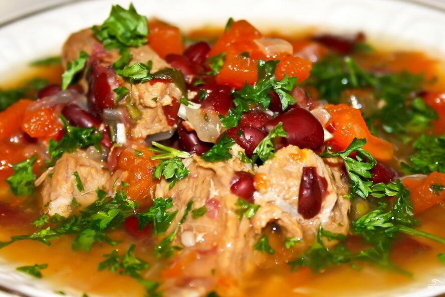 Рецепт лобио мясное