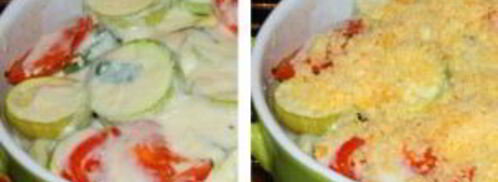 овощи, запеченные под соусом. Шаг 2