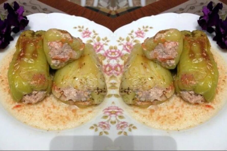 Рецепт перец фаршированный в томатном соке