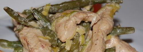 стручковая фасоль под сливочным соусом. Шаг 7