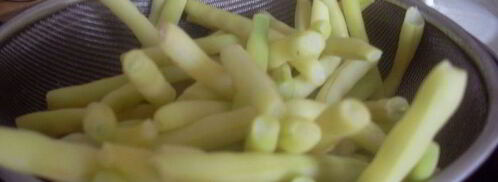 стручковая фасоль с перцами. Шаг 2