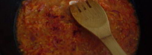 стручковая фасоль с перцами. Шаг 5