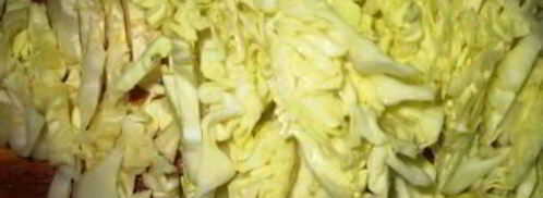 тушеная капуста с фаршем. Шаг 2