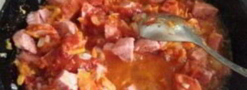 тушеная капуста с сардельками. Шаг 4