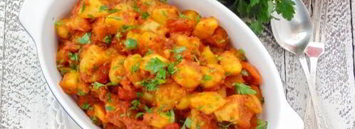 тушеная картошка по-бомбейски. Шаг 14