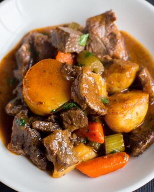 Тушенная картошка с мясом в скороварке