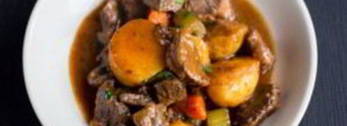 тушенная картошка с мясом в скороварке. Шаг 4