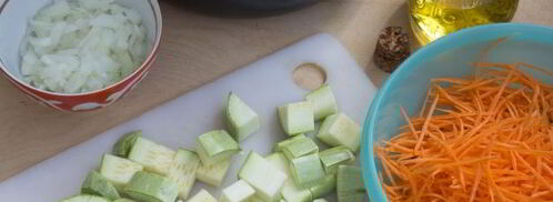 тушеные кабачки с морковью в мультиварке. Шаг 6