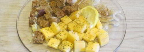 тыква, запеченная с хлебом. Шаг 6