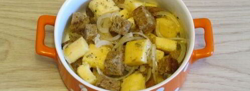 тыква, запеченная с хлебом. Шаг 7