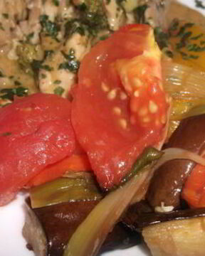 Запеченные в духовке овощи