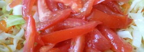 жареная капуста с кабачками. Шаг 4