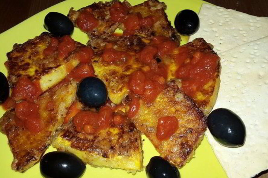 Рецепт жареная тыква с томатным соусом napoletana