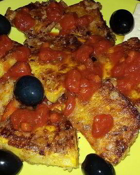 Жареная тыква с томатным соусом Napoletana