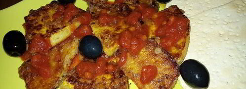 жареная тыква с томатным соусом napoletana. Шаг 3