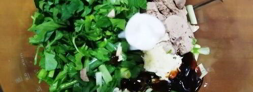 гедза с паштетом из тунца и куриной печенью. Шаг 4