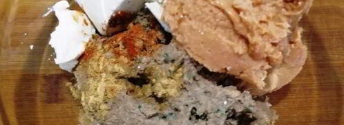 гедза с паштетом из тунца и куриной печенью. Шаг 7