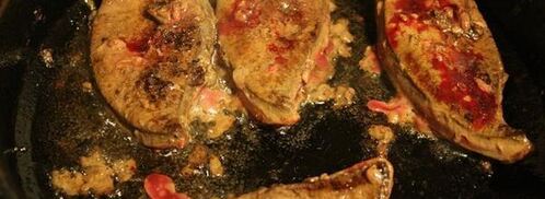 говяжья печень в соусе порто. Шаг 2