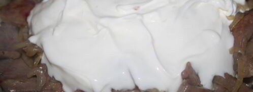 индюшиная печень в сметанно-луковом соусе. Шаг 7