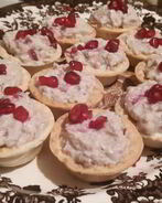 Корзиночки с печенью трески