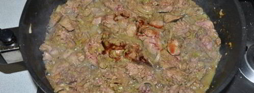 куриная печень карри. Шаг 5