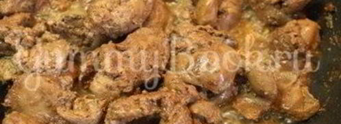 куриная печень с сыром в горшочке. Шаг 3