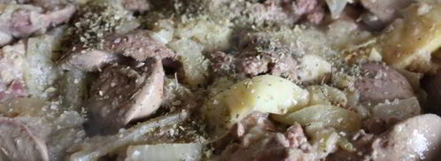 куриная печень с яблоками и луком. Шаг 6