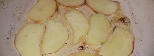 куриная печень с яблоком. Шаг 4