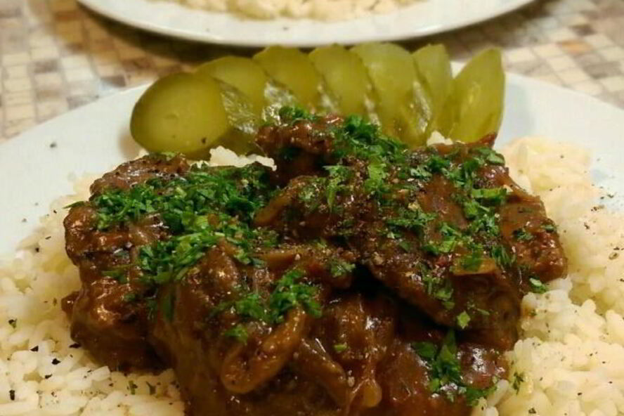 Рецепт куриная печень в красном вине