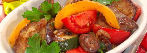 куриная печенка с овощами. Шаг 7